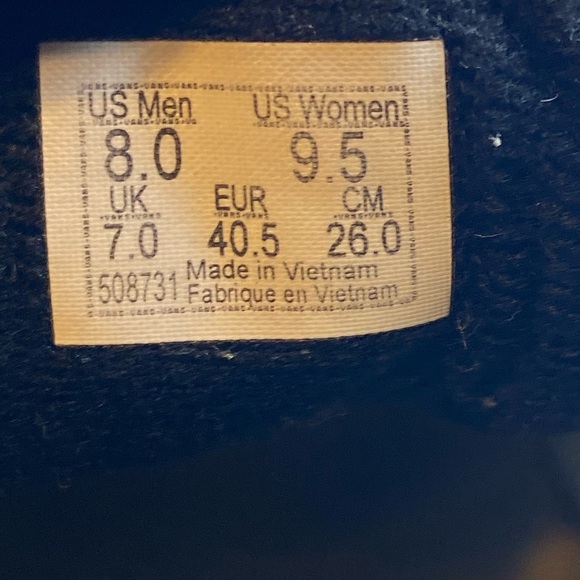 Vans black and white old Skool womens 9.5 - Picture 5 of 6